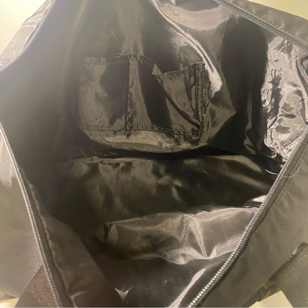 Valentino Rossa Black and Brown Travel Tote Bag with Crossbody - Picture 11 of 14